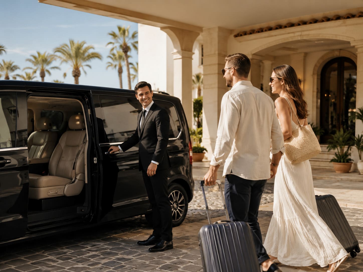 Comfortable vehicles and professional drivers